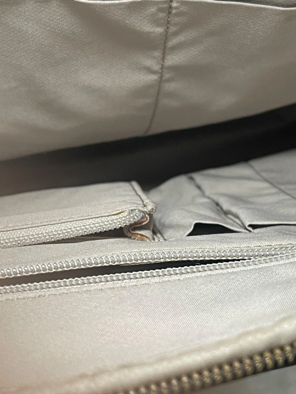 TUMI Larkin Erin Ballistic Nylon Leather Trim Briefcase Laptop Bag Gold Hardware
